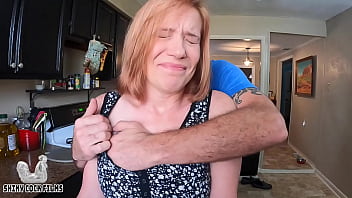 A sinful stepson takes advantage of his affectionate stepmother in an explicit video from Shiny Cock Films